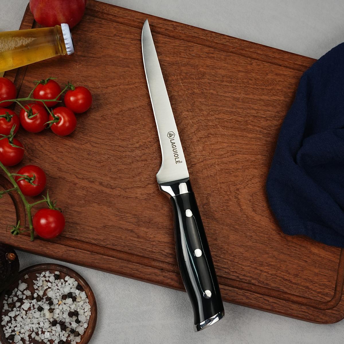 Couteau à désosser noir 29cm - "Essentials" Laguiole Cuisson - Mathon - 3