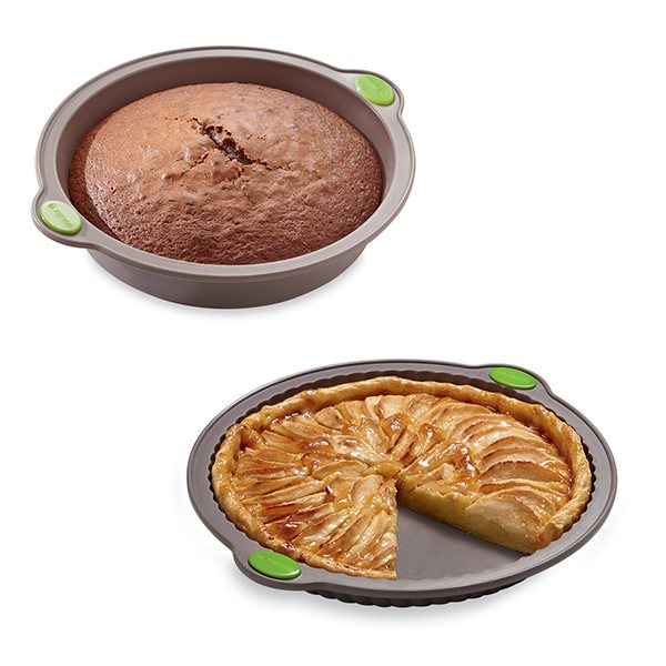 Lot moule à manqué  24 cm et moule à tarte 26 cm Rigiflex Mathon - Mathon - 1