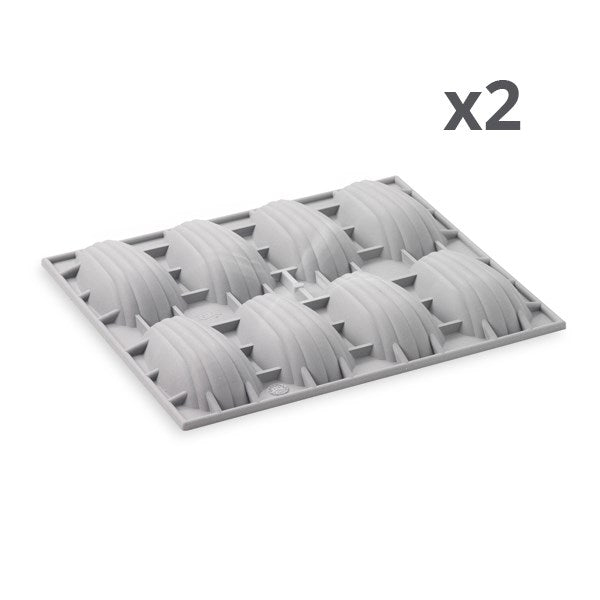 Lot de deux plaques 8 madeleines De Buyer - Mathon - 1