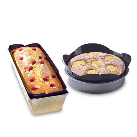 Lot de 2 protections moules à cake et ronds NoStik - Mathon
