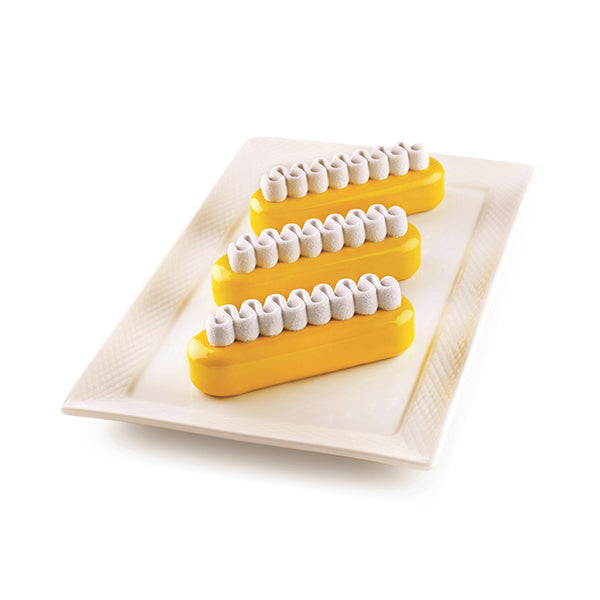 Set 2 moules 3D kit 6 Chic et Pop éclairs Silikomart - Mathon - 3