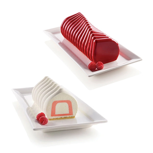 Lot moule en silicone Corallo et moule à insert bûche Silikomart - Mathon - 1