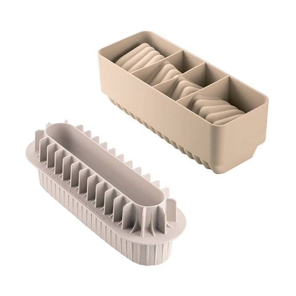 Lot moule en silicone Corallo et moule à insert bûche Silikomart - Mathon - 3