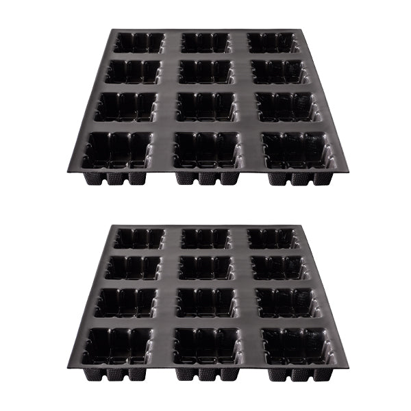 Lot de 2 moules 12 mini tablettes de chocolat  Flexipan - Mathon - 1