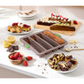 Lot 2 plaques 4 mini-cakes longs apéro Rigiflex Mathon - Mathon - 4