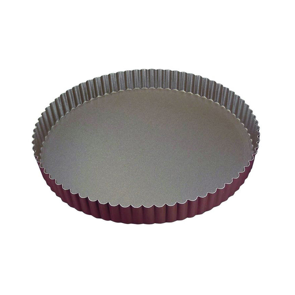 Tourtière ronde cannelée fond fixe 20 cm Gobel - Mathon