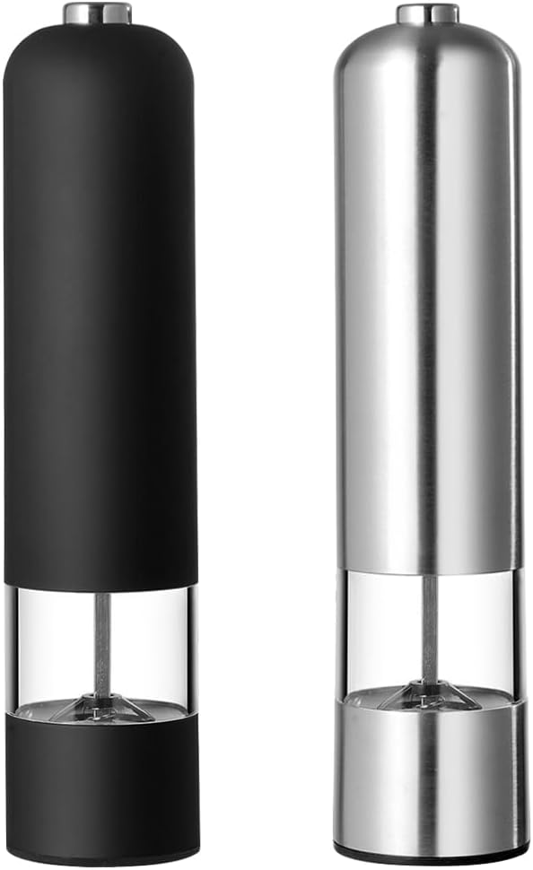 Ensemble moulin à poivre et sel électrique rechargeable par USB en acier inoxydable Vendos85 - Mathon