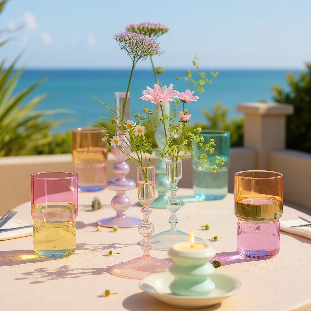 4 verres à eau violet/orange 32 cl Candy Mix Luminarc - Mathon - 5