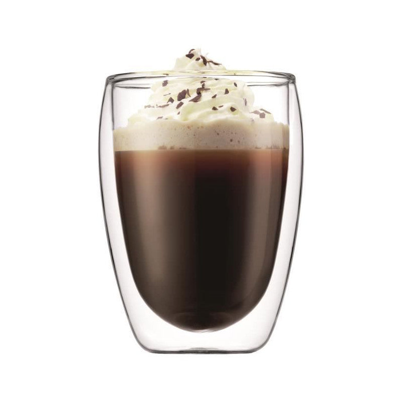 Bodum Chambord Set Cafetiere A Piston - 8 Tasses - 1l -marron - Avec 2 Verres Double Paroi Pavina 0,35l Bodum - Mathon - 5