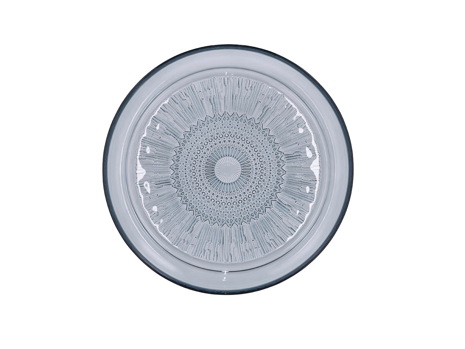 Assiette Kusintha en verre Bleu Bitz - Mathon - 2