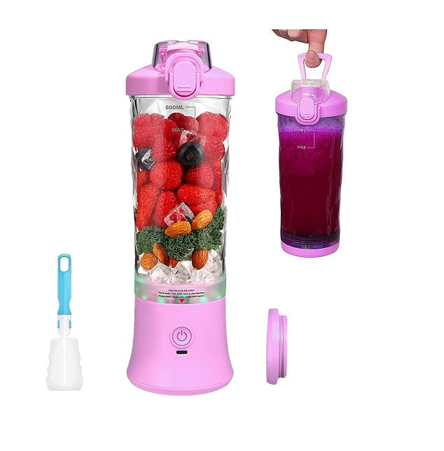 Blender électrique Smoothie 0,6L 240W avec USB-C rechargeable violet Vendos85 - Mathon