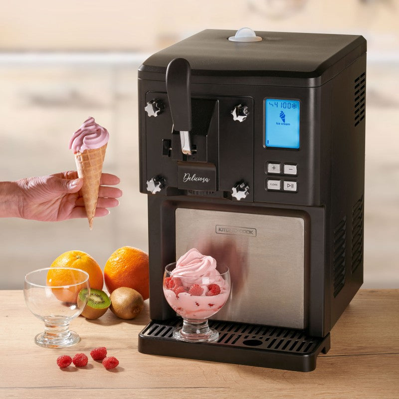 Machine à crème glacée semi pro DELICIOSA Kitchencook - Mathon - 1