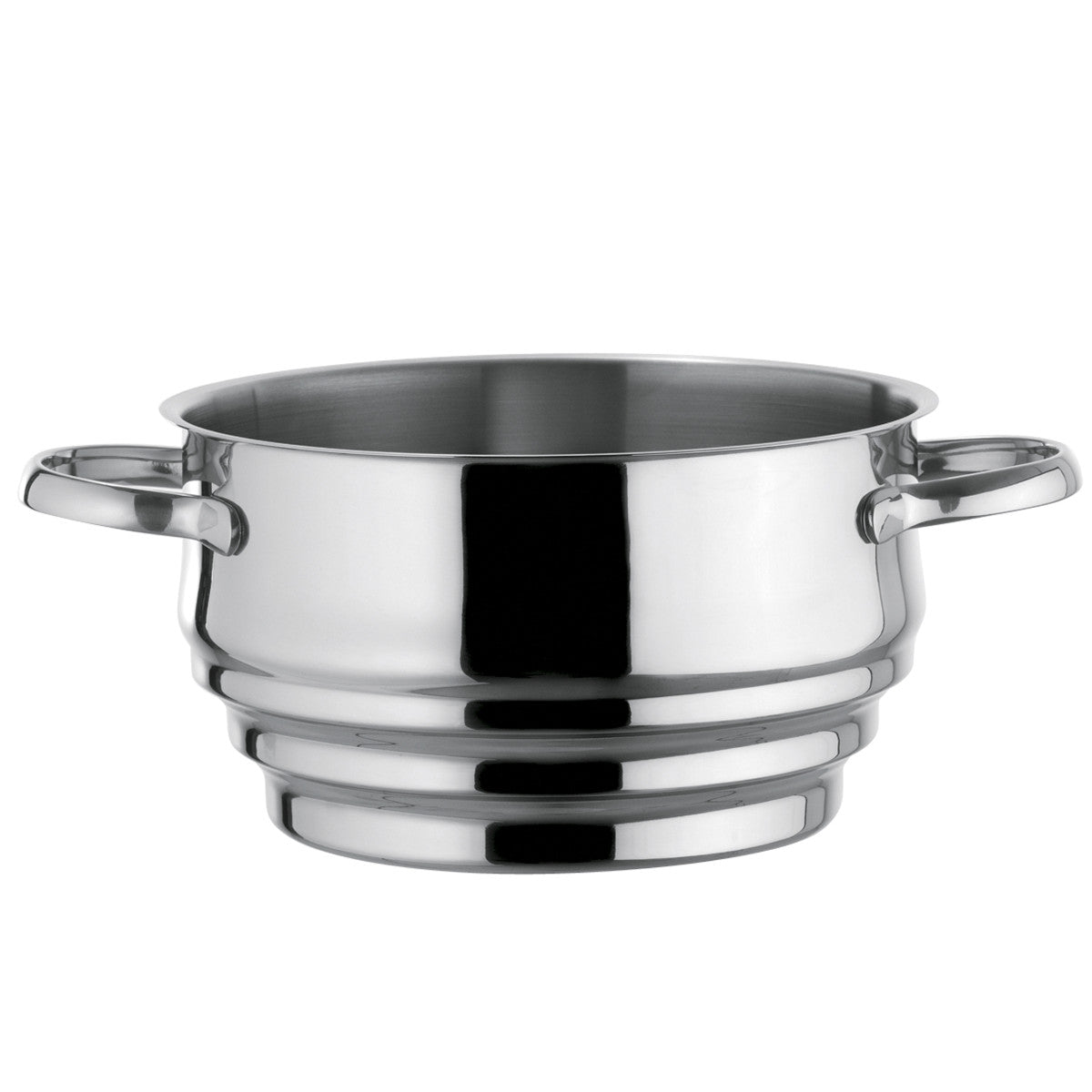Elysée - Faitout inox 24 cm avec couvercle et cuit vapeur universel Cuisinox - Mathon - 3