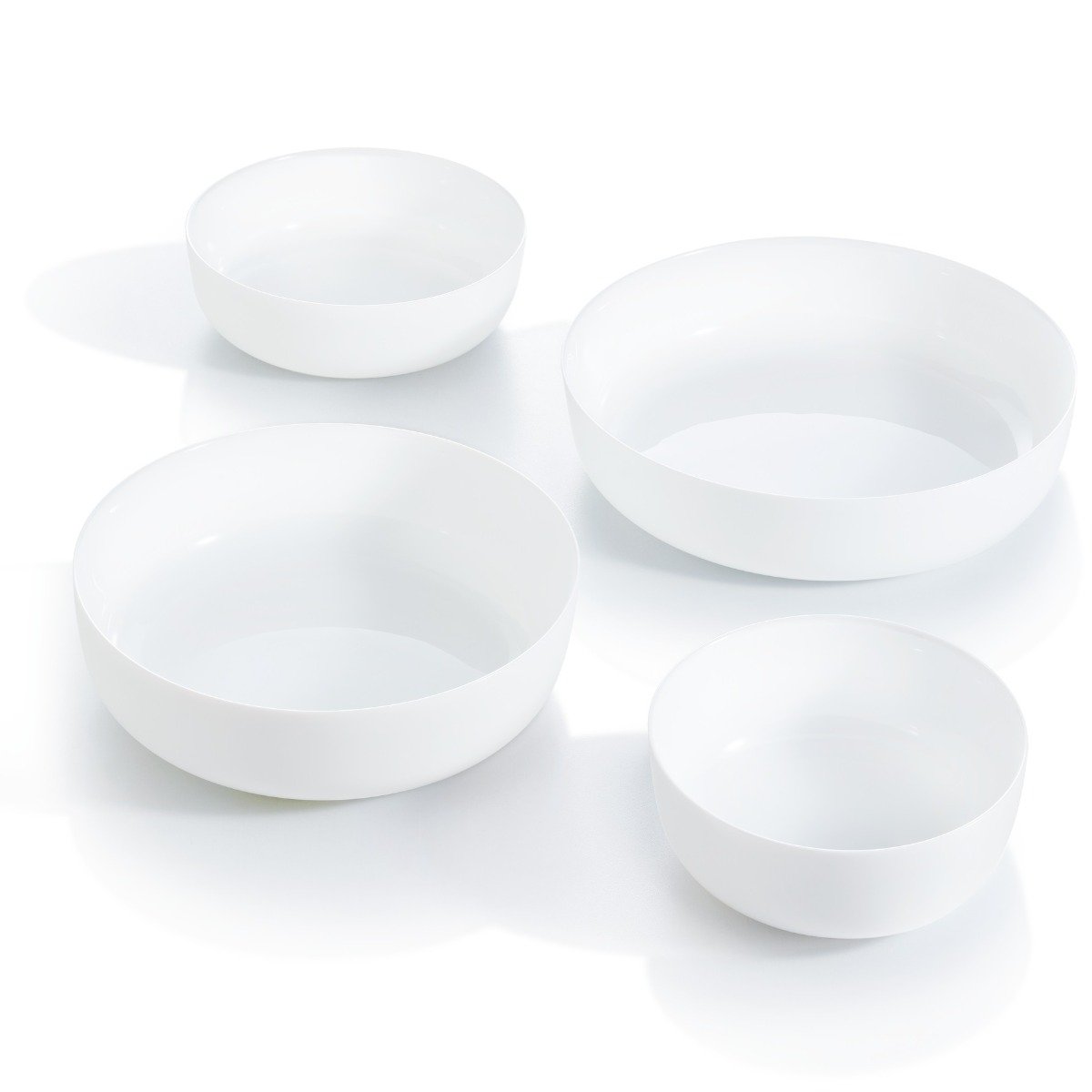 Lot de 4 plats de cuisson ronds en Opale culinaire (2x18cm et 2x22cm) Smart Cuisine Diwali - Luminarc Luminarc - Mathon - 1