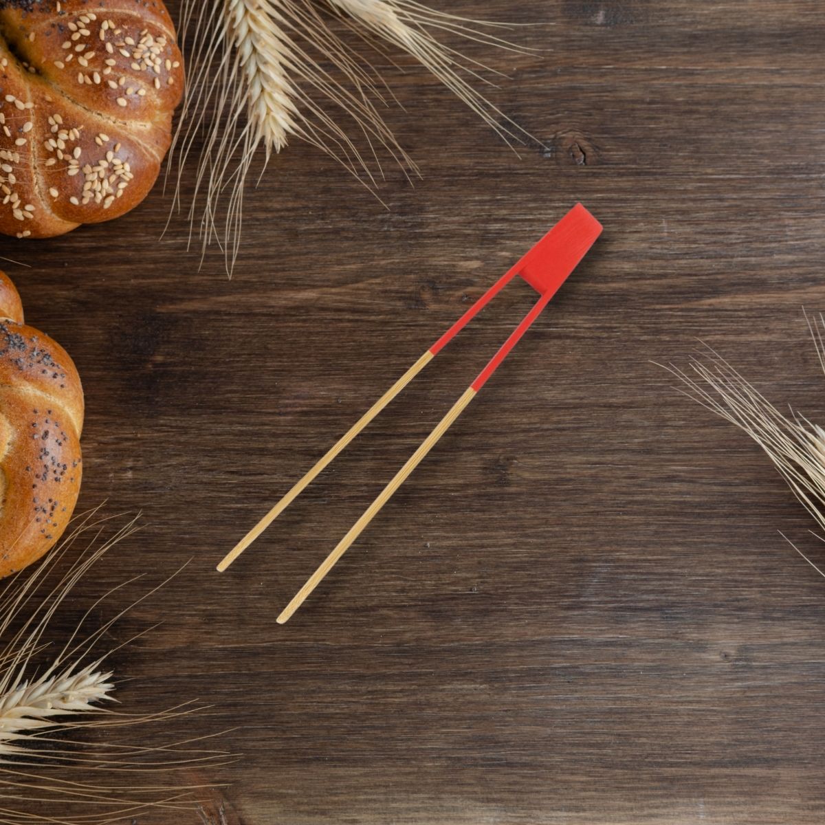 Pince de cuisine aimantée en bois 24 cm  Wood Edition Fackelmann - Mathon - 2