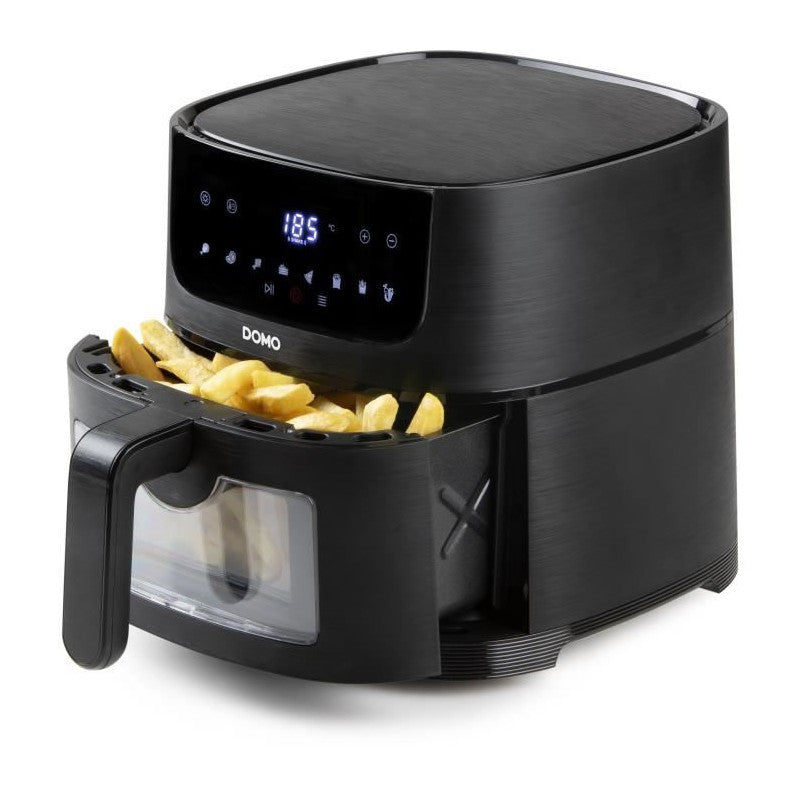 Friteuse A Air Chaud - Domo - Do542fr - 4l - Avec Fenetre De Visualisation Domo - Mathon - 5