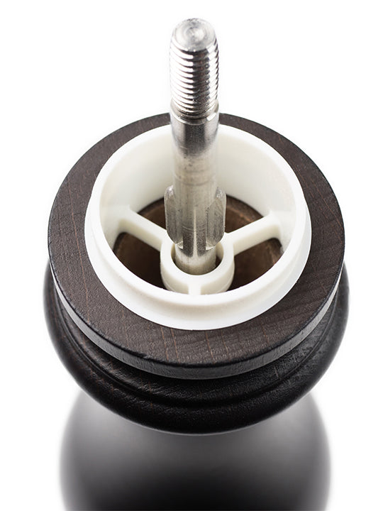 Paris Moulin à sel manuel en bois couleur chocolat 12 cm Peugeot - Mathon - 4