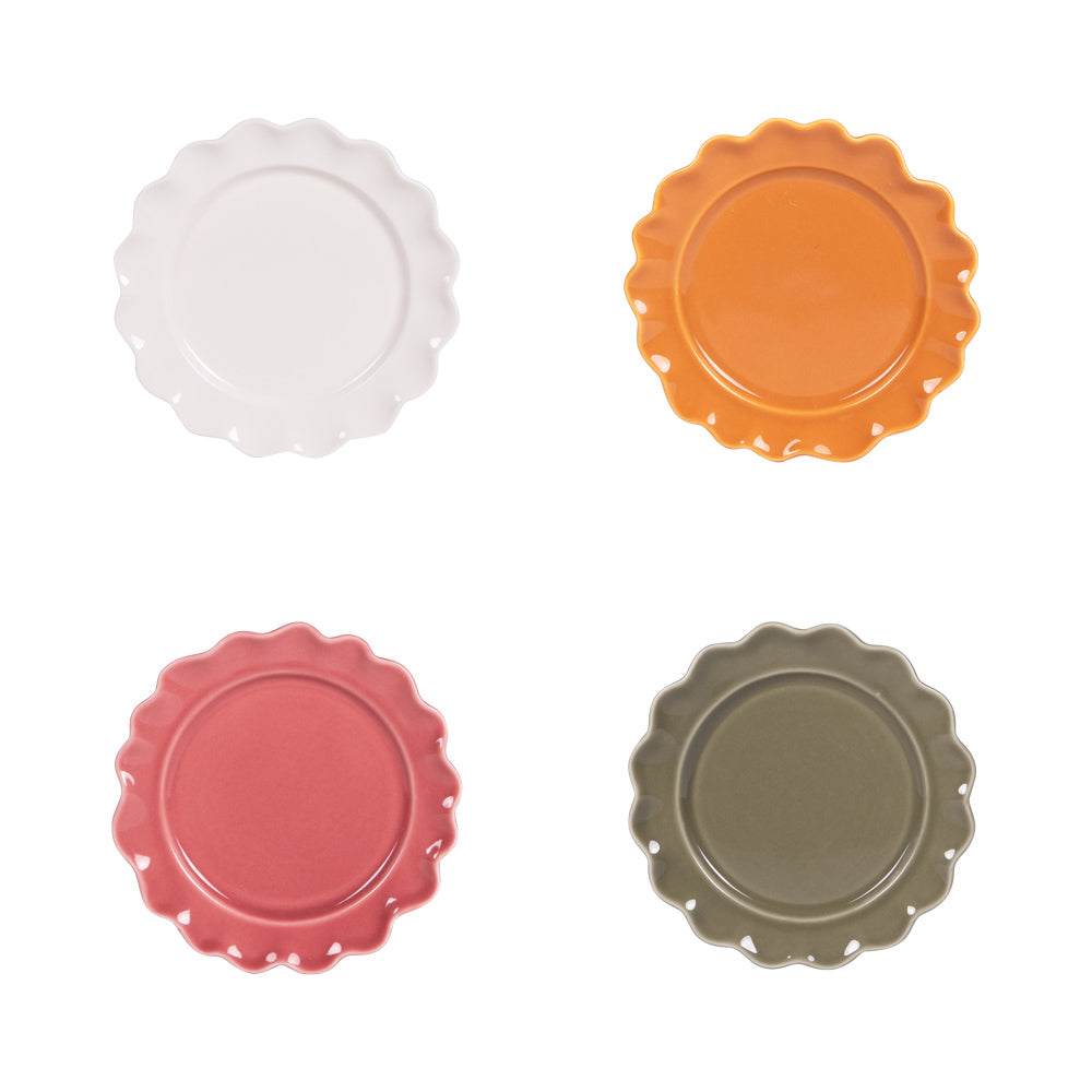 Set de 4 assiettes à pain Agra 15 cm Table passion - Mathon - 1