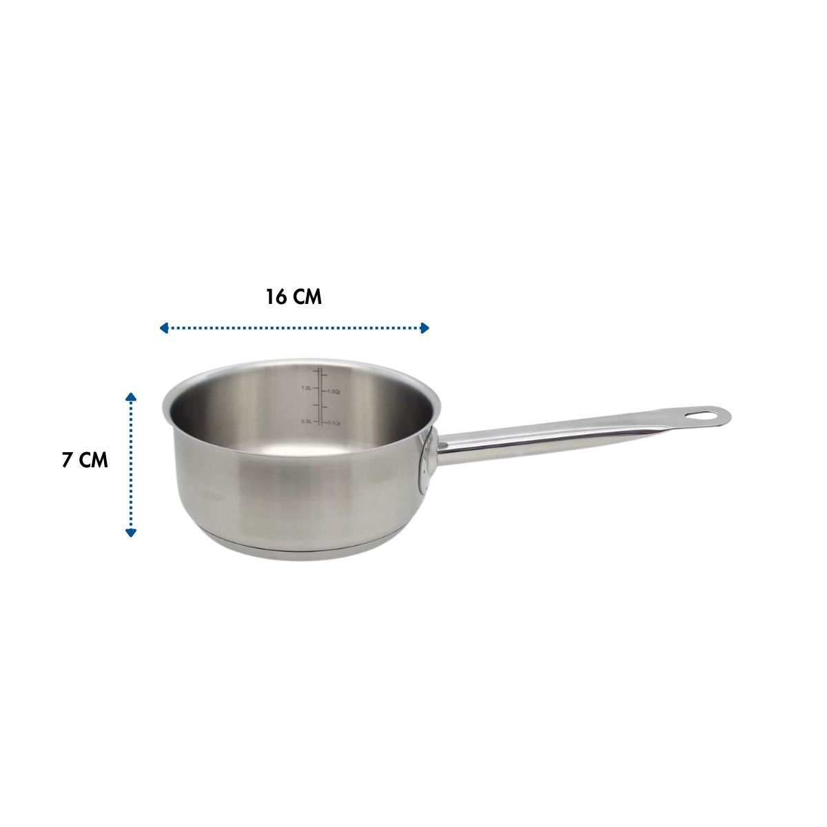 Casserole en inox 16 cm d
