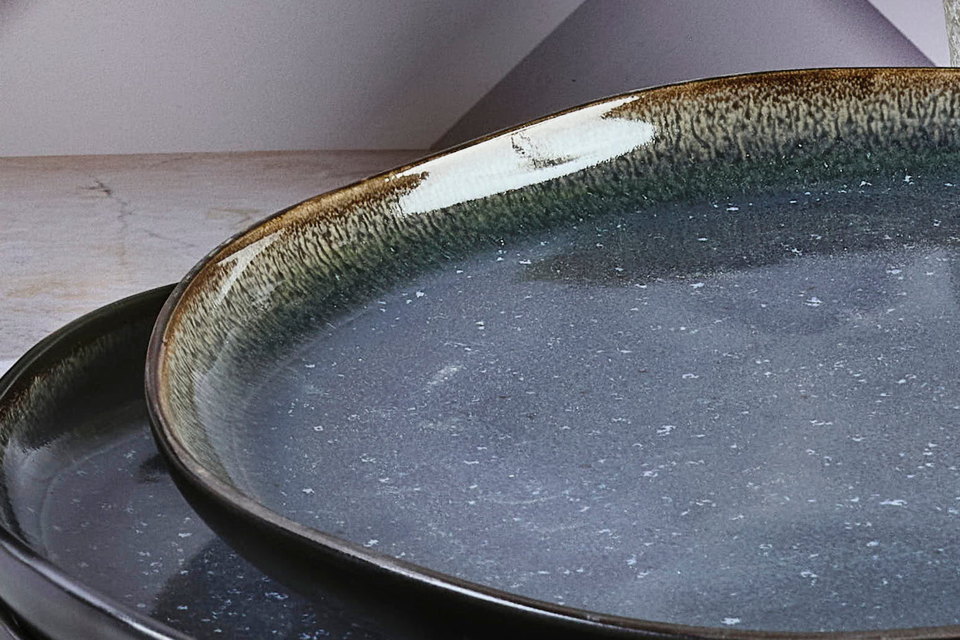 Assiette IRIS Ø26cm - 6 pièces - Bleu nuit Björn - Mathon - 5