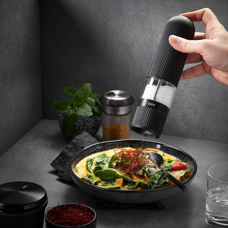 Moulin à sel ou à poivre SPEZIA, électrique (piles) Gefu - Mathon - 2