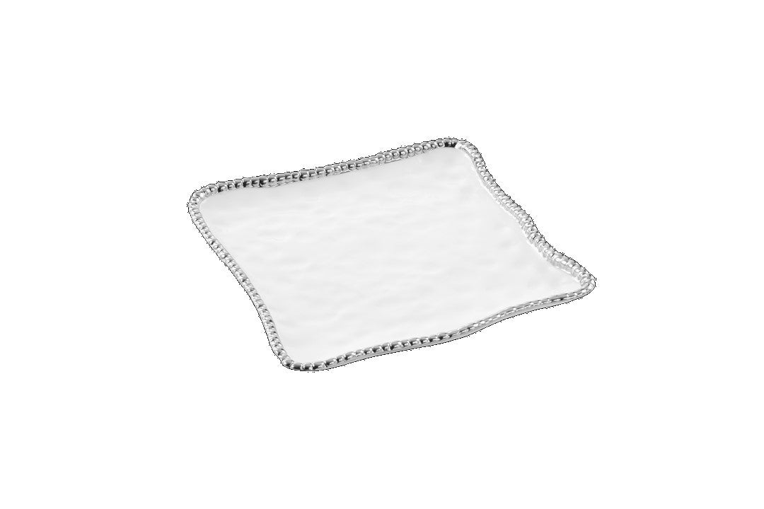 Set de 2 plats de service carrés - 27,9x27,9x2,5cm - SALERNO Pampa Bay - Mathon