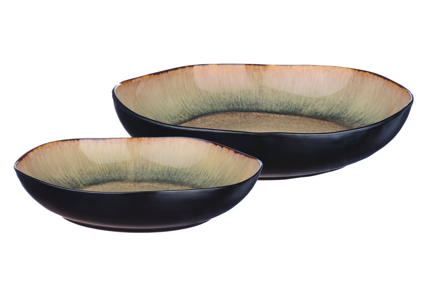 Corbeille à fruits IRIS Ø27,5cm et Ø32,5cm - 2 pièces - Marron sauvage Björn - Mathon - 1