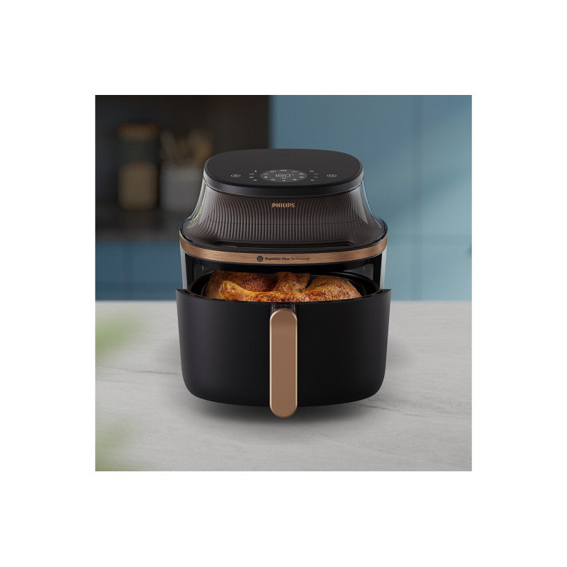 Friteuse Sans Huile   Na332 00 Serie 3000 6,2l Noir Philips - Mathon - 2