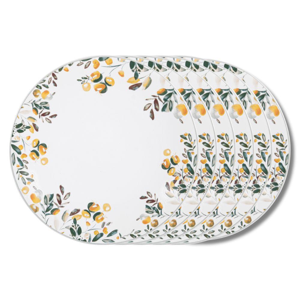 Assiette plate Summer 27 cm (lot de 6) Table passion - Mathon - 1