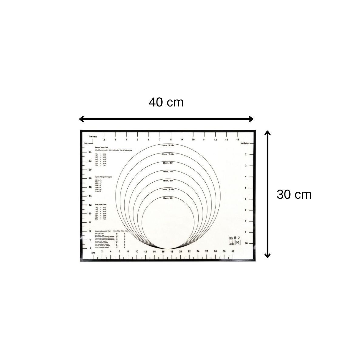 Tapis de cuisson en silicone 40 x 30 cm Zenker Smart Pastry Zenker - Mathon - 3