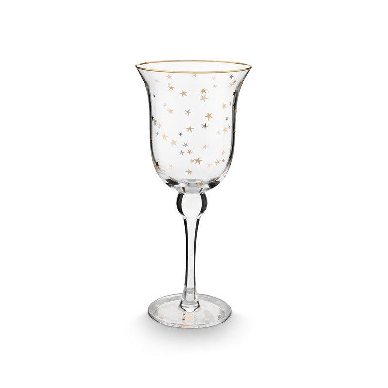 Lot de 6 Verres à vin Royal Winter White Or - 360ml Pip Studio - Mathon - 1