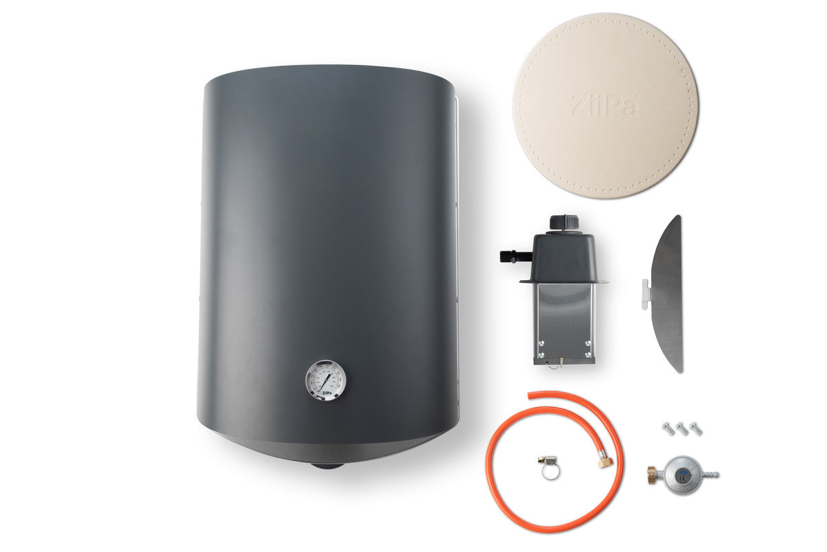 Four à Pizza PIANA à gaz Ardoise Ziipa - Mathon - 4