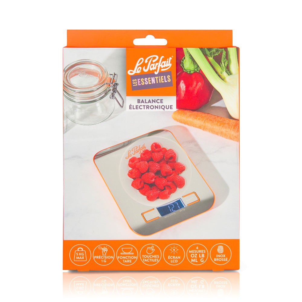 Balance électronique inox 5 kg Le Parfait - Mathon - 2