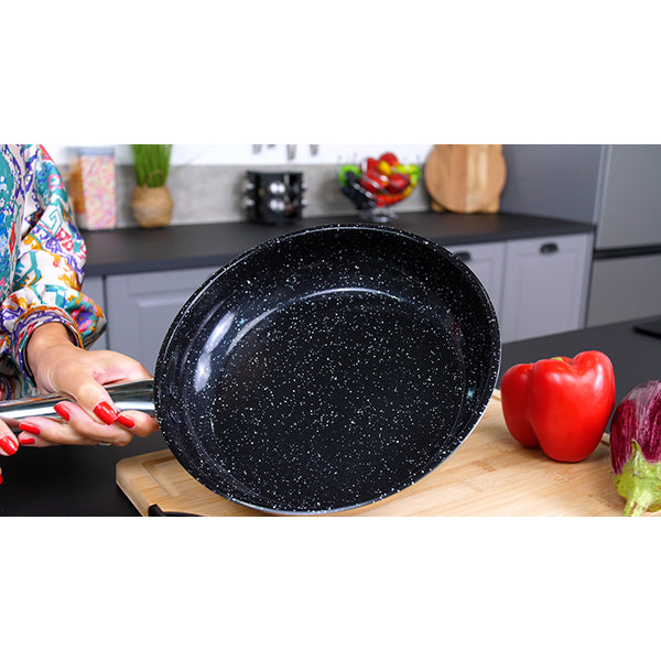 Poêle inox avec revêtement céramique 28 cm Kitchenpro - Mathon - 5