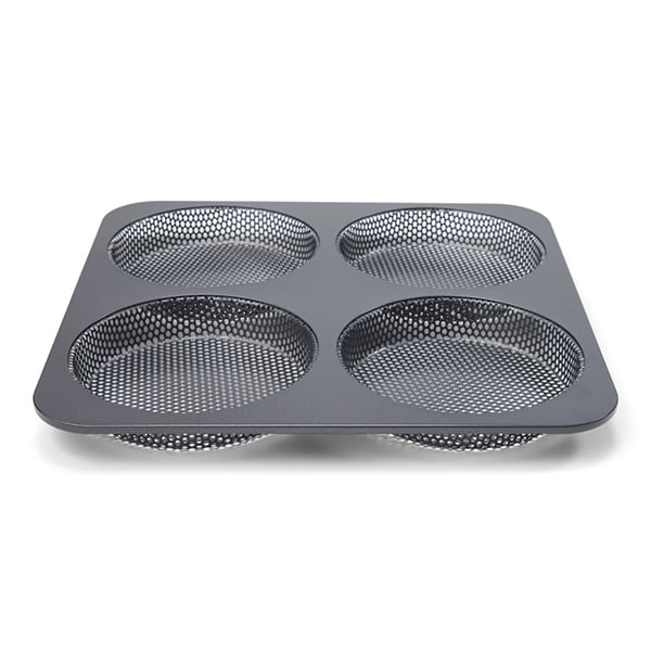 Moule perforé 4 pains burger Patisse - Mathon - 1