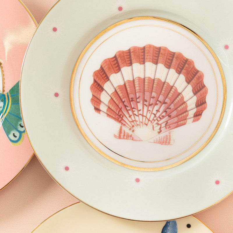 Under the sea - Coffret 4 assiettes 20cm - Animaux marins Yvonne Ellen - Mathon - 4