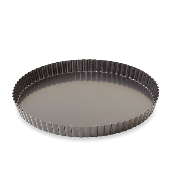 Moule à tarte acier revêtu antiadhérent bords cannelés 28 cm Mathon - Mathon - 2