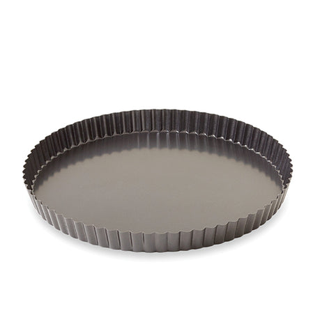 Moule à tarte acier revêtu antiadhérent bords cannelés 28 cm Mathon - Mathon - 2