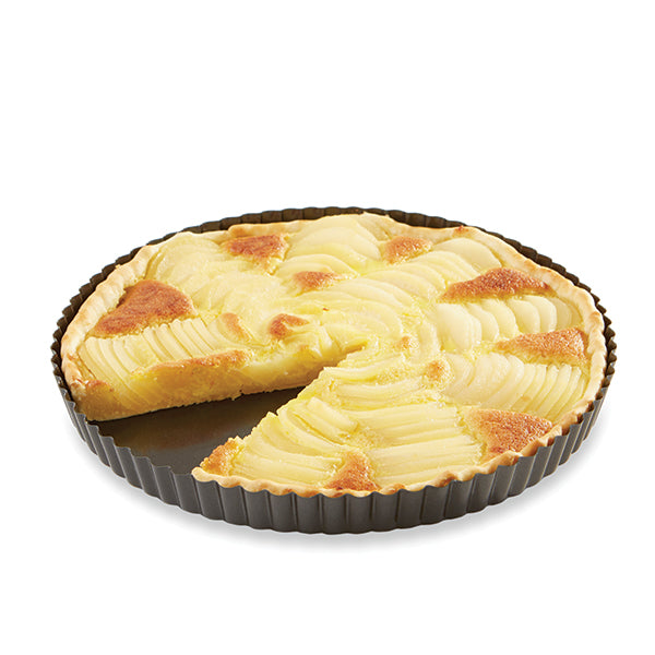 Moule à tarte acier revêtu antiadhérent bords cannelés 28 cm Mathon - Mathon - 3