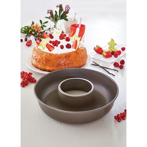 Moule à savarin ou couronne acier revêtu antiadhérent 24 cm Mathon - Mathon - 1