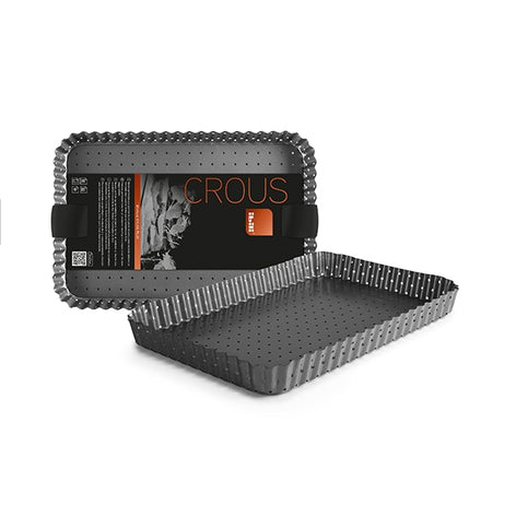 Moule rectangle perforé en acier 31 x 21 cm Ibili - Mathon - 2