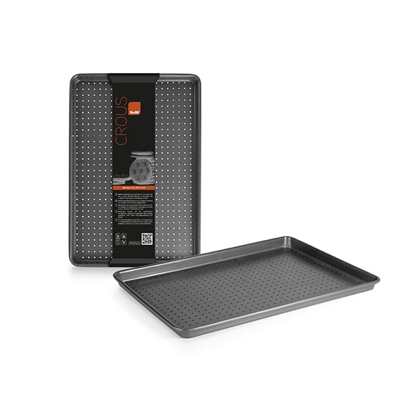 Plaque rectangulaire perforée antiadhérente 39 x 27 cm Ibili - Mathon