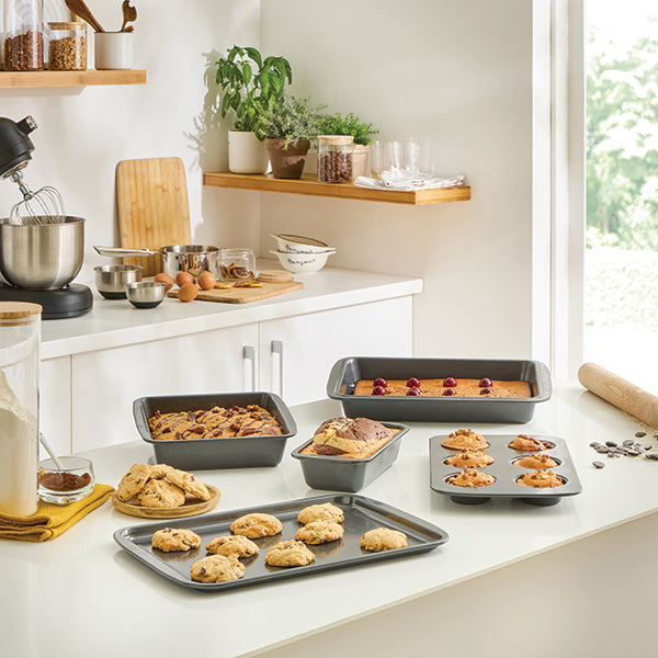 Set de 5 moules à gâteau empilables en acier antiadhérent Mathon - Mathon - 2