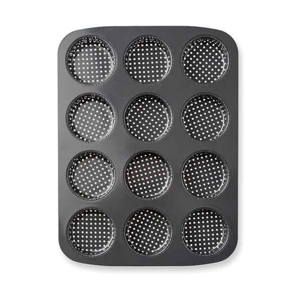 Plaque 12 mignardises micro-perforée en acier antiadhérent 29 x 22 cm Mathon - Mathon - 3