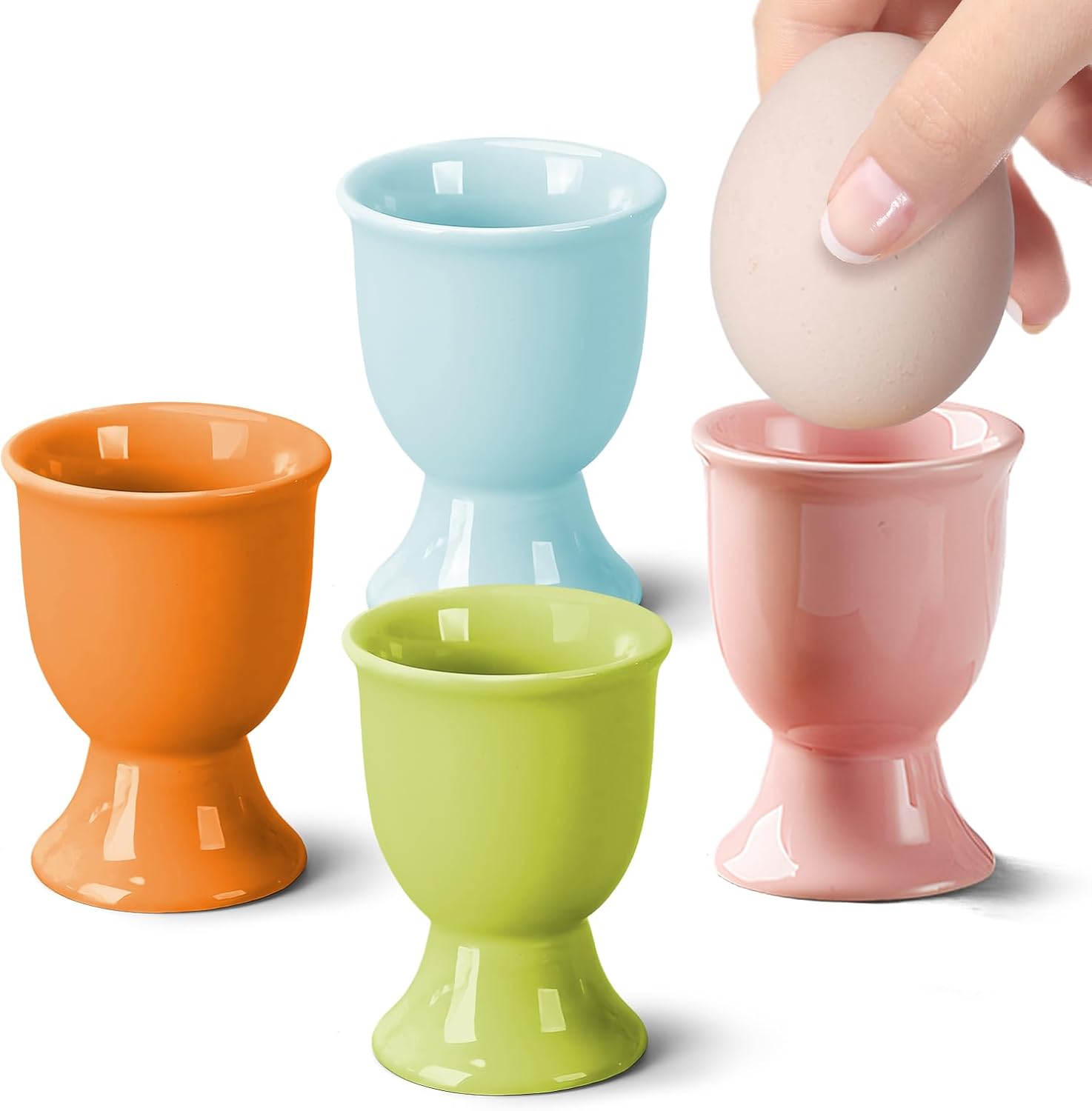 Coquetiers en Porcelaine Colorés et Élégants Vendos85 - Mathon