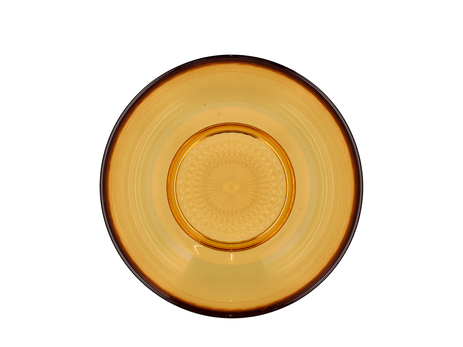 Bol KUSINTHA 20cm verre coloré Ambre Bitz - Mathon - 2