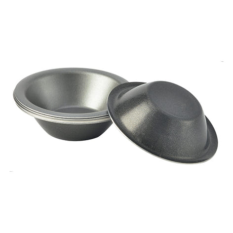 6 moules Pasteis de Nata aluminium revêtu 8 cm - Mathon - 1