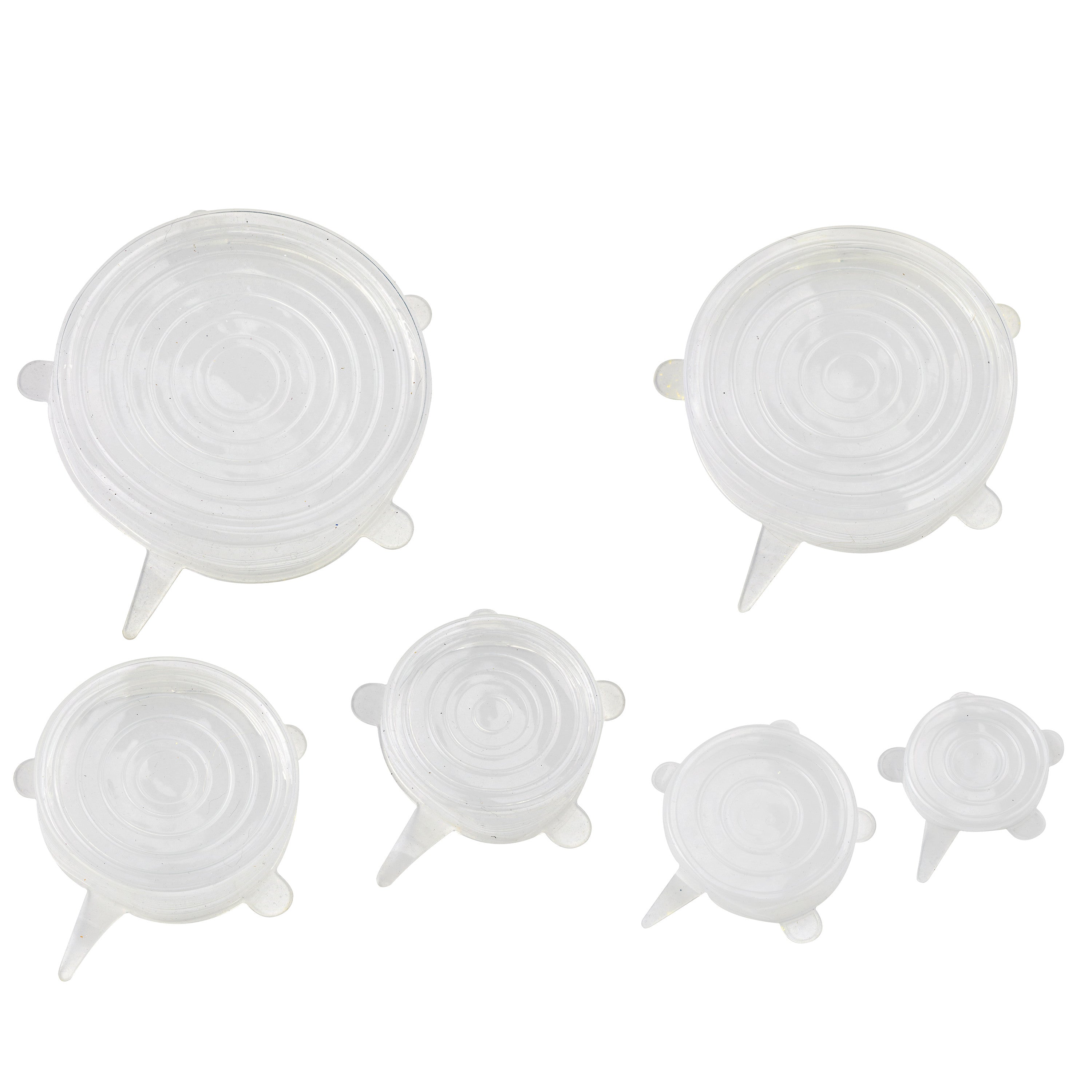 10Pcs - Set de 6 couvercles réutilisable en silicone   H30mm FirstPack - Mathon