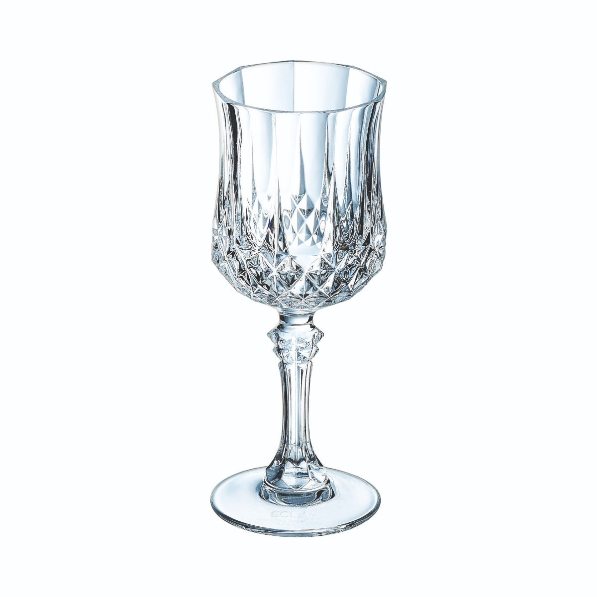 Ensemble 18 verres à pied et verres à eau Longchamp - Cristal d