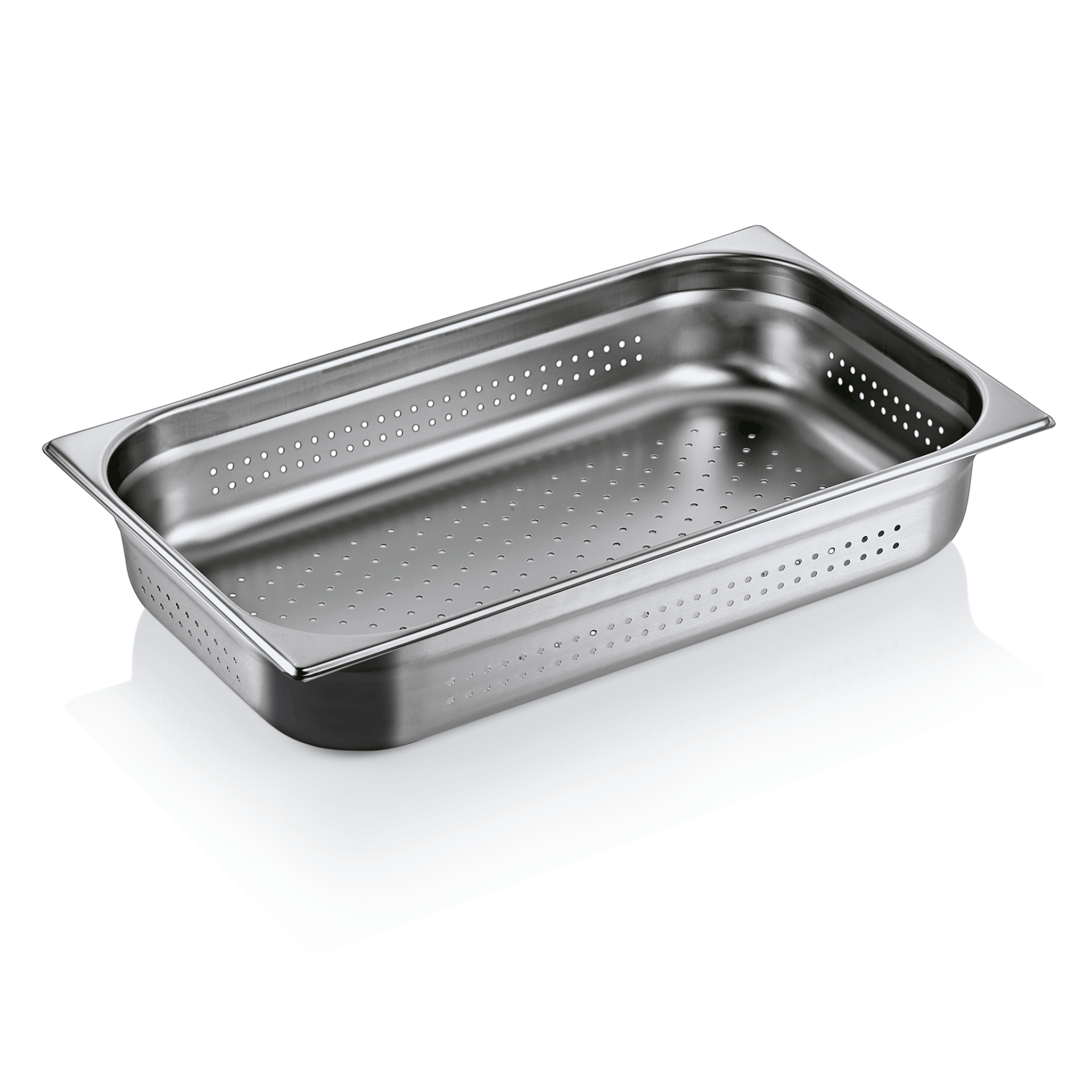 Bac GN 1/1 en Acier Chrome 14 L H 100 mm - WAS Germany - Mathon